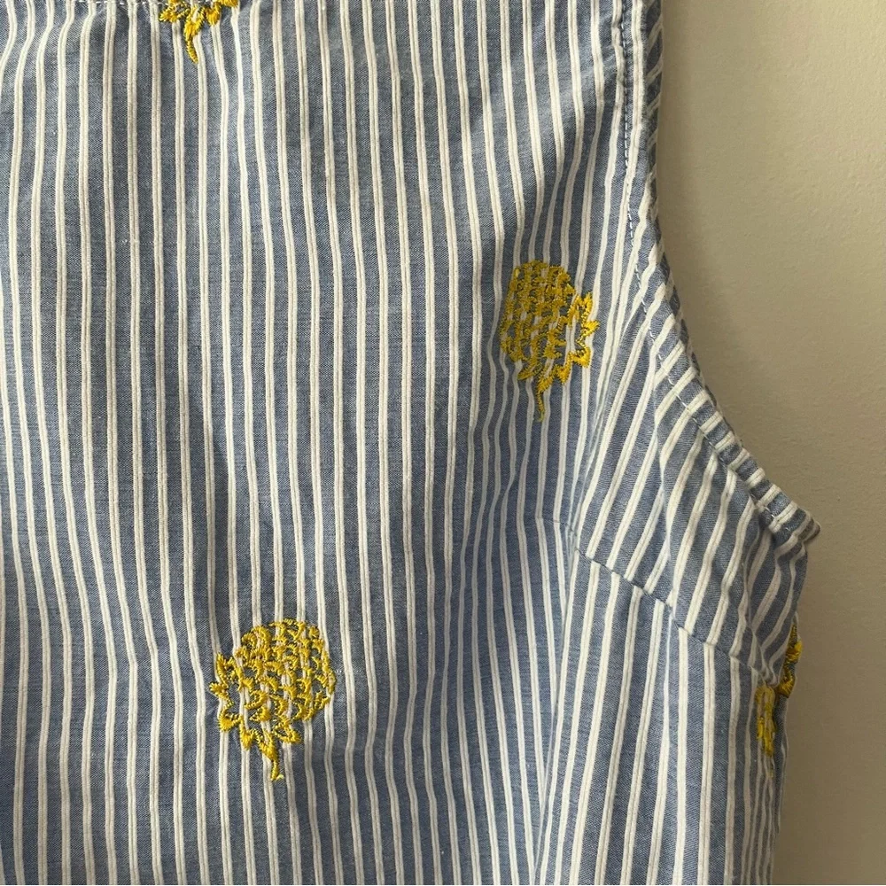 J. Crew Pineapple Tank Top 8P